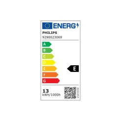 Flerpack 3x Philips Lampa LED E27 Päron Matt 13W 1521lm - 840 Kallvit