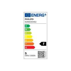 Flerpack 2x Philips Lampa LED E27 Päron Matt 5W 470lm - 827 Extra Varm Vit