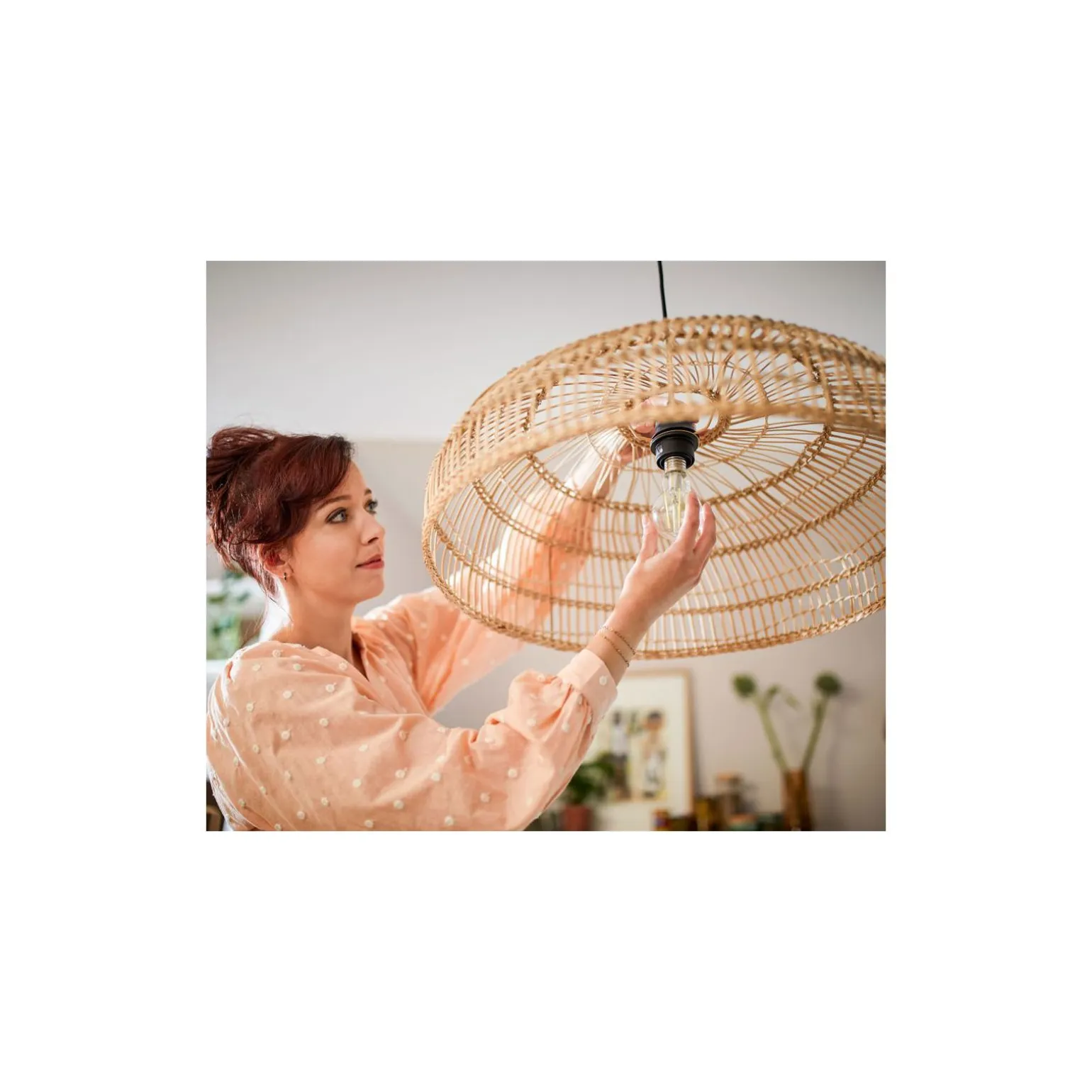 Flerpack 2x Philips Lampa LED E27 Päron Filament Klar 7W 850lm - 840 Kallvit