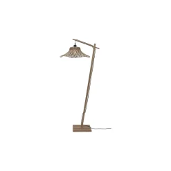 Good&Mojo Golvlampa Ibiza Bambu Brun | Passande för 1x E27