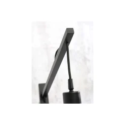 Good&Mojo Golvlampa Iguazu Bambu Svart | Passande för 1x E27