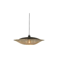 Good&Mojo Pendellampa Kalimantan Bambu Svart S | Passande för 1x E27