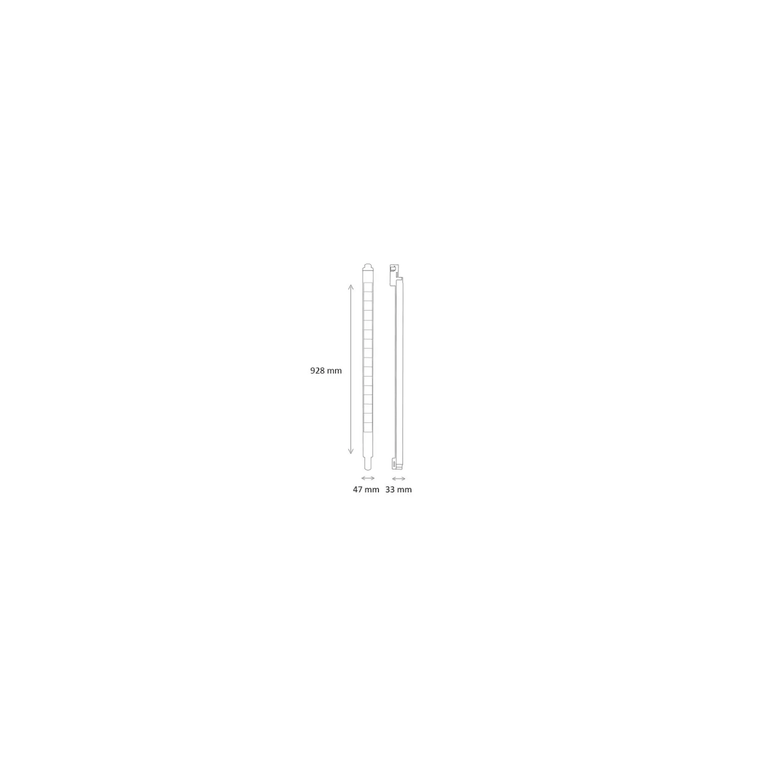 Interlight LED-skenbelysning Orion Vit 55W 3150lm 80D - 830 Varm Vit