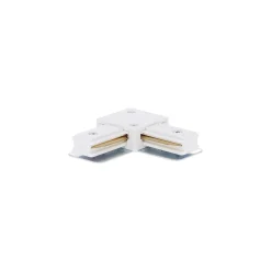 Komplett set 1-Fas Rail L 2 x 2 Meter Vit | incl. 9x Spot + GU10 2700K 3W Dimbar + Ändkåpa, Strömkontakt och L -Anslutningsstycke