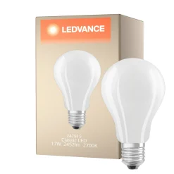 Ledvance Classic LED E27 Päron Filament Matt 17W 2452lm - 827 Extra Varm Vit | Ersättare 150W