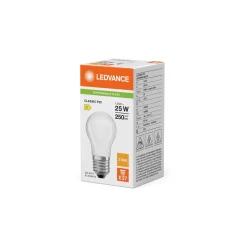 Ledvance Classic LED E27 Päron Matt 1.8W 250lm - 827 Extra Varm Vit | Ersättare 25W