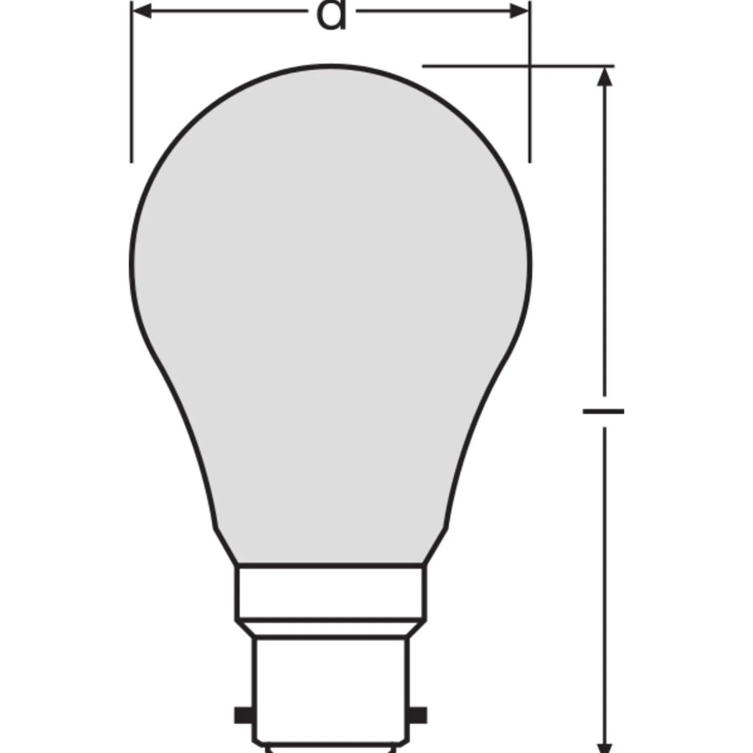 Ledvance Classic Performance LED Lampa B22d Päron Filament Matt 4W 470lm - 827 Extra Varm Vit | Ersättare 40W
