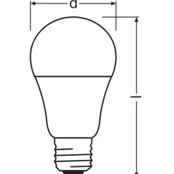 Ledvance Classic Superior LED E27 Päron Matt 9W 1055lm - 840 Kallvit | Ersättare 75W