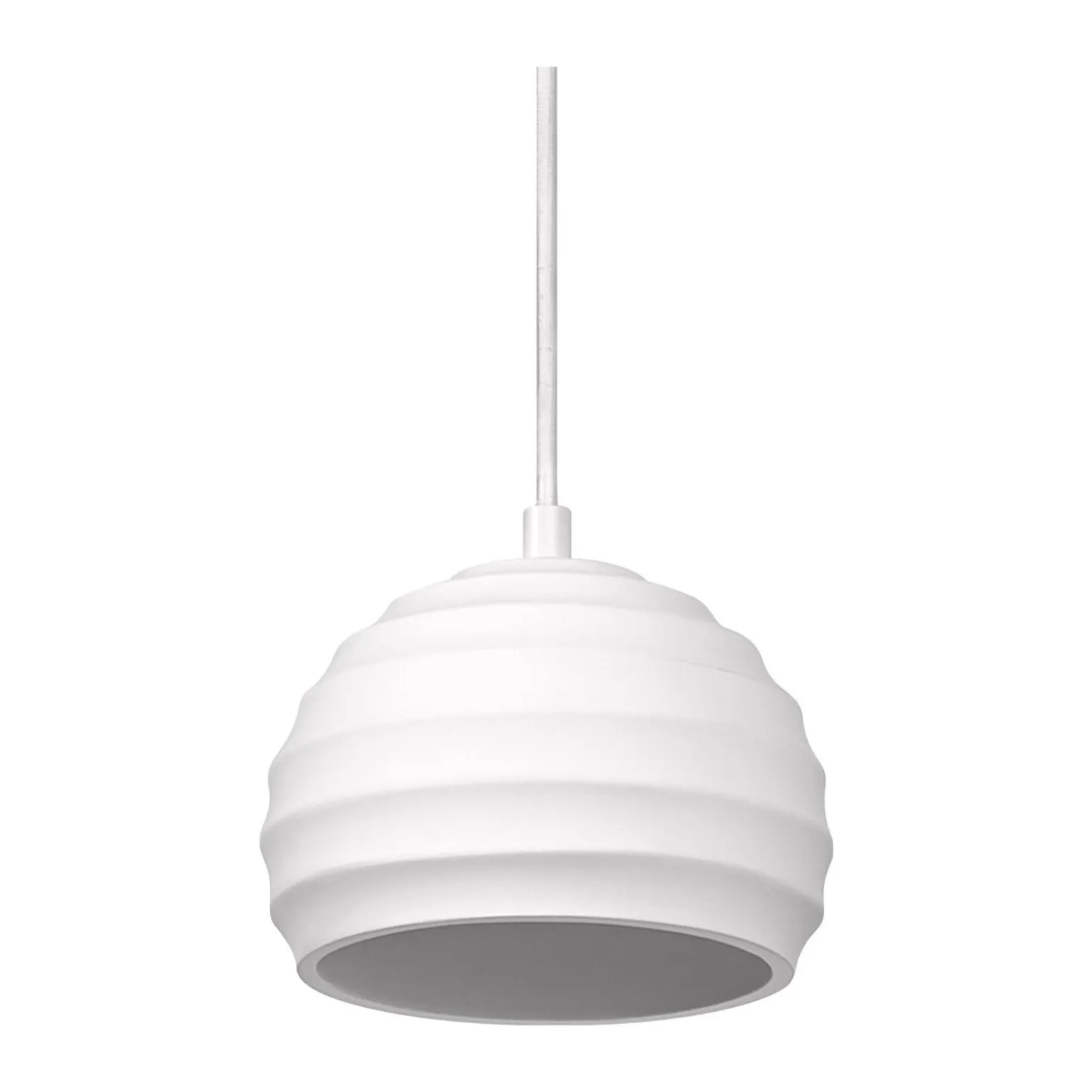 Ledvance Decor Gips/Stål Cup Pendellampa Vit | Passande för E27