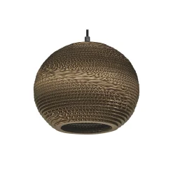 Ledvance Decor Pendellampa Boll Brun | Passande för 1x E27