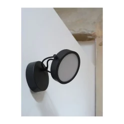 Ledvance Decor Puck Vägglampa Svart 11W 370lm - 930 Varm Vit | Bästa Färgåtergivning