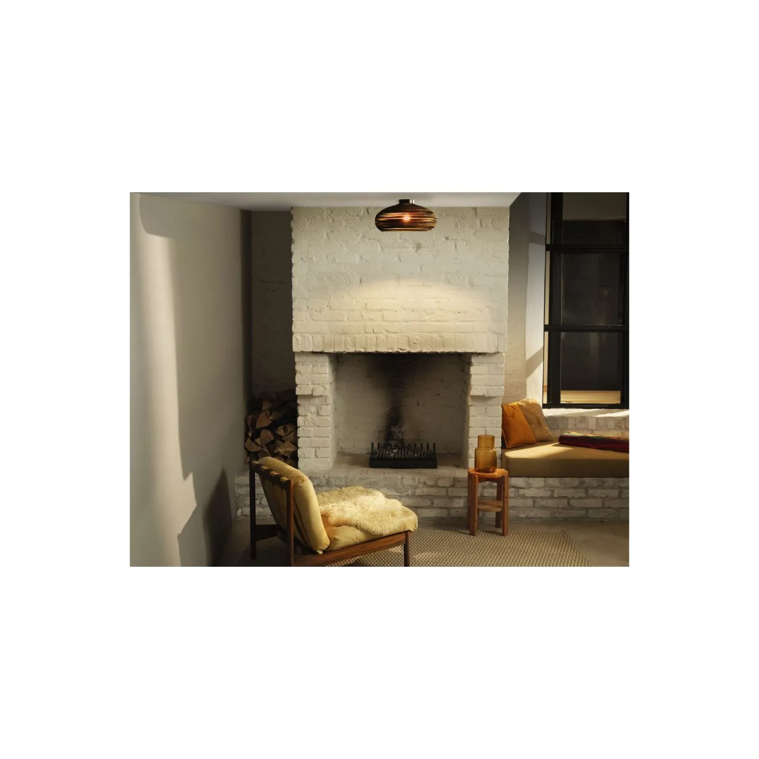 Ledvance Decor Vägg och Taklampa Drop Brun | Passande för 1x E27