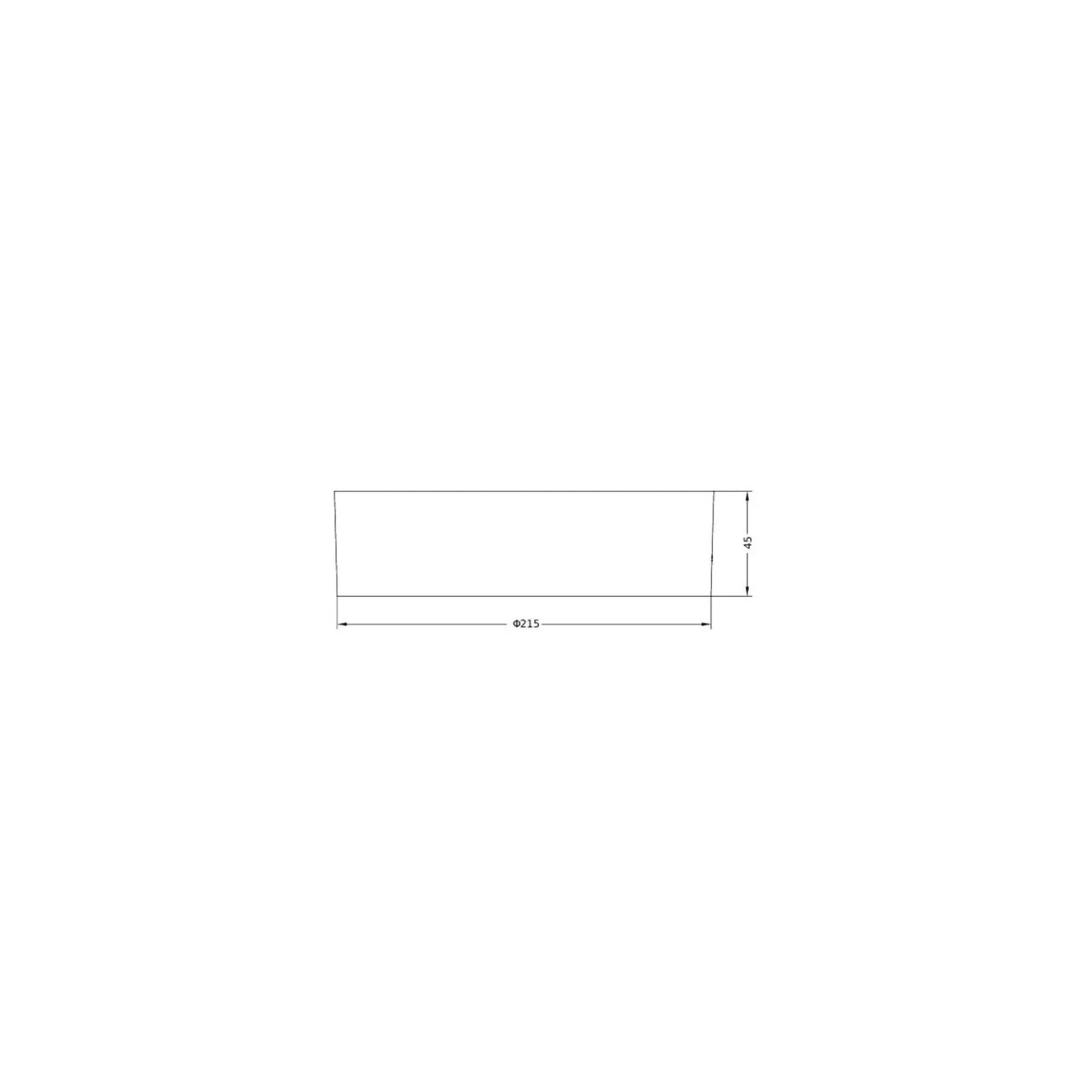 LedvanceDownlight Slim Alu Ram Vit D205