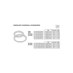 Ledvance Downlight Universal Ring Svart | 300mm