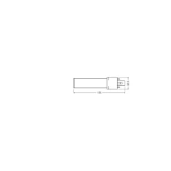 Ledvance DULUX-S LED 3.5W - 830 Varm Vit | 2-Stift - Ersättare 7W