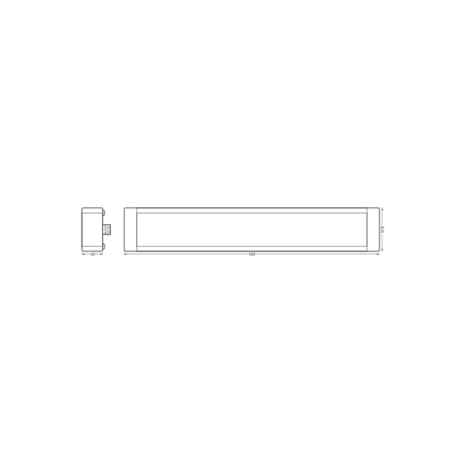 Ledvance LED Allmänbruksarmatur Undercabinet Extension Smart+ Wifi 8W 500lm - 827-865 Justerbar Vit | 50cm