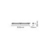 Ledvance LED Allmänbruksarmatur Vattentät Damp Proof Fit 15W 2400lm - 840-850-865 CCT | 60cm - Ersättare 2x18W