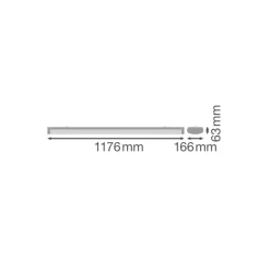 Ledvance LED Allmänbruksarmatur Vattentät 32W 4160lm - 830 Varm Vit | 120cm