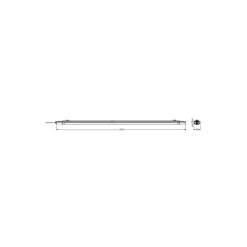 Ledvance LED Allmänbruksarmatur Vattentät Fukttät Eco Slim 36W 4320lm - 865 | 120cm