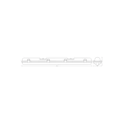 Ledvance LED Allmänbruksarmatur Vattentät Fukttät Smart+ Wifi 18W 1900lm - 827-865 Justerbar Vit | 120cm - Dimbar