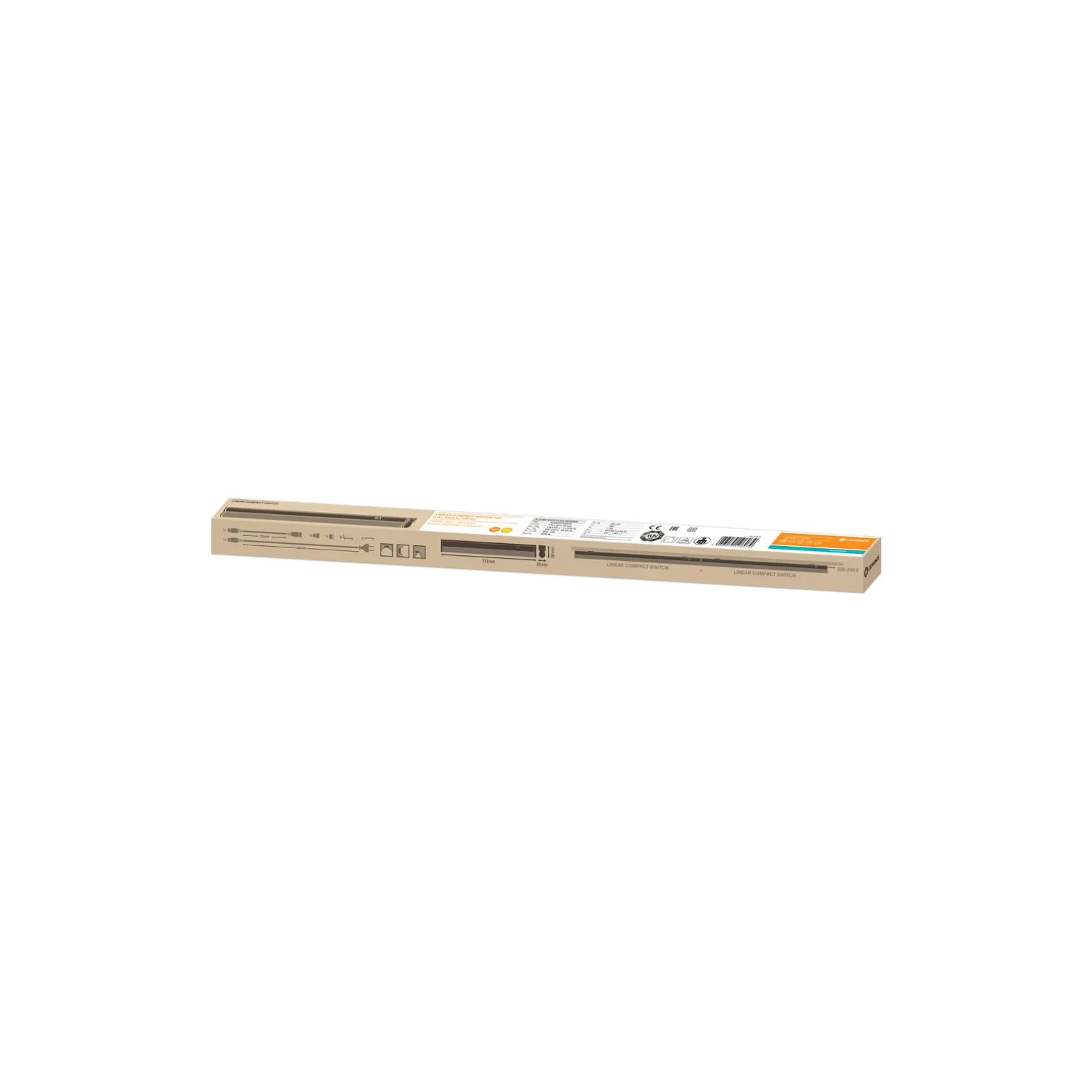 Ledvance LED Allmänbruksarmatur Linear Kompakt Växla 4W 400lm - 830 Varm Vit | 30cm