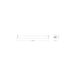 Ledvance LED Allmänbruksarmatur Combo Vit 18W 2700lm - 840-865 CCT | 60cm - Ersättare 1x18W
