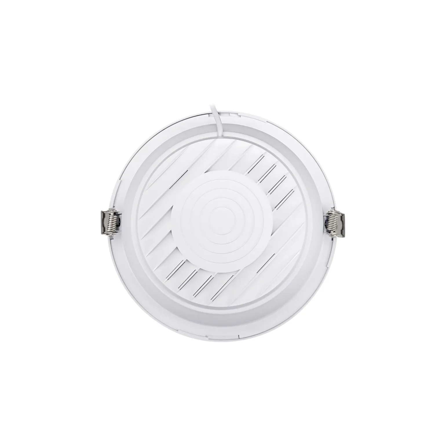 Ledvance LED Downlight Comfort Opal Aluminium Vit 30W 3600lm 180D - 930-940 CCT | 215mm - Utskärning 200mm - IP44 - Bästa Färgåtergivning - Zigbee Dimbar