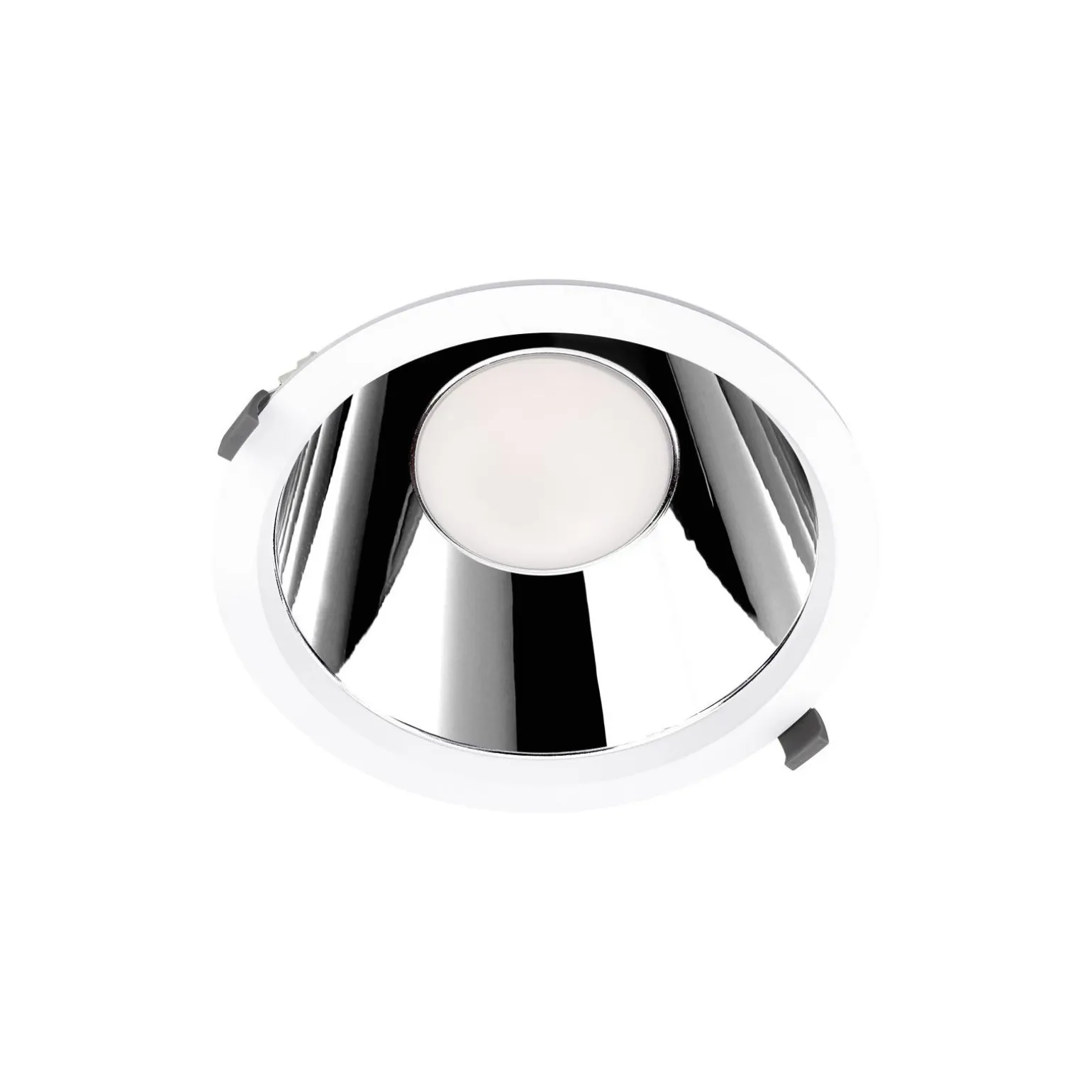 Ledvance LED Downlight Comfort Dali UGR19 Aluminium 42W/36W/30W 5000lm/4200lm/3600lm 100D - 930-940 CCT | Utskärning 250mm - IP44 - Bästa Färgåtergivning - Dali Dimbar
