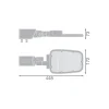Ledvance LED gatubelysning Area Value Liten SPD Aluminium Grå 45W 6075lm 160x58D - 740 Kallvit | IP66 - Symmetrisk
