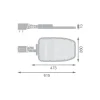 Ledvance LED Gatubelysning Area Large RV35ST Aluminium Grå 120W 16200lm 155X69D - 765 Dagsljus | IP66 - Asymmetrisk