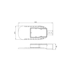Ledvance LED gatubelysning Eco Area 150W 19500lm - 840 Kallvit | IP66