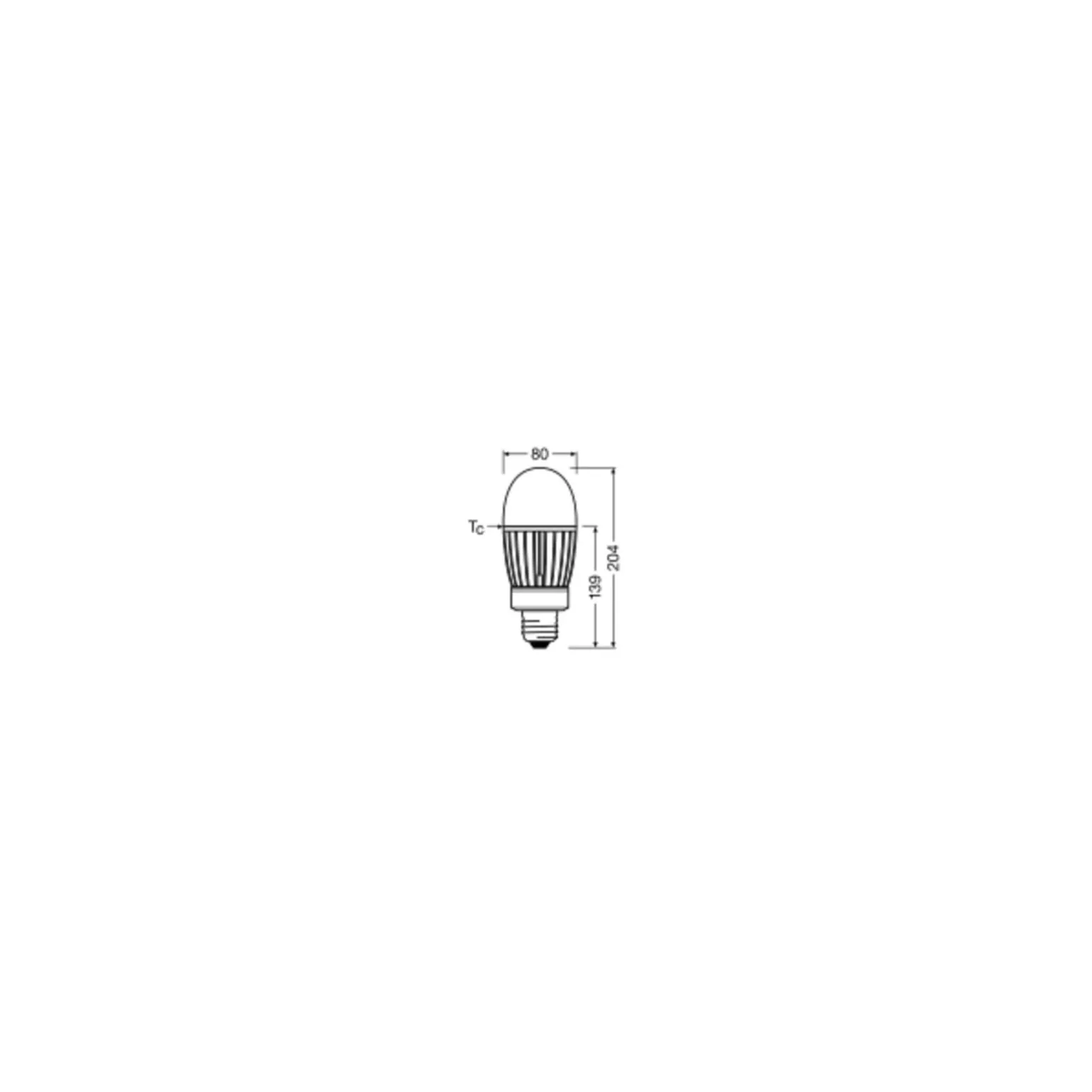 Ledvance LED Lampa HQL LED P E40 41W 6000lm - 840 Kallvit | Ersättare 125W