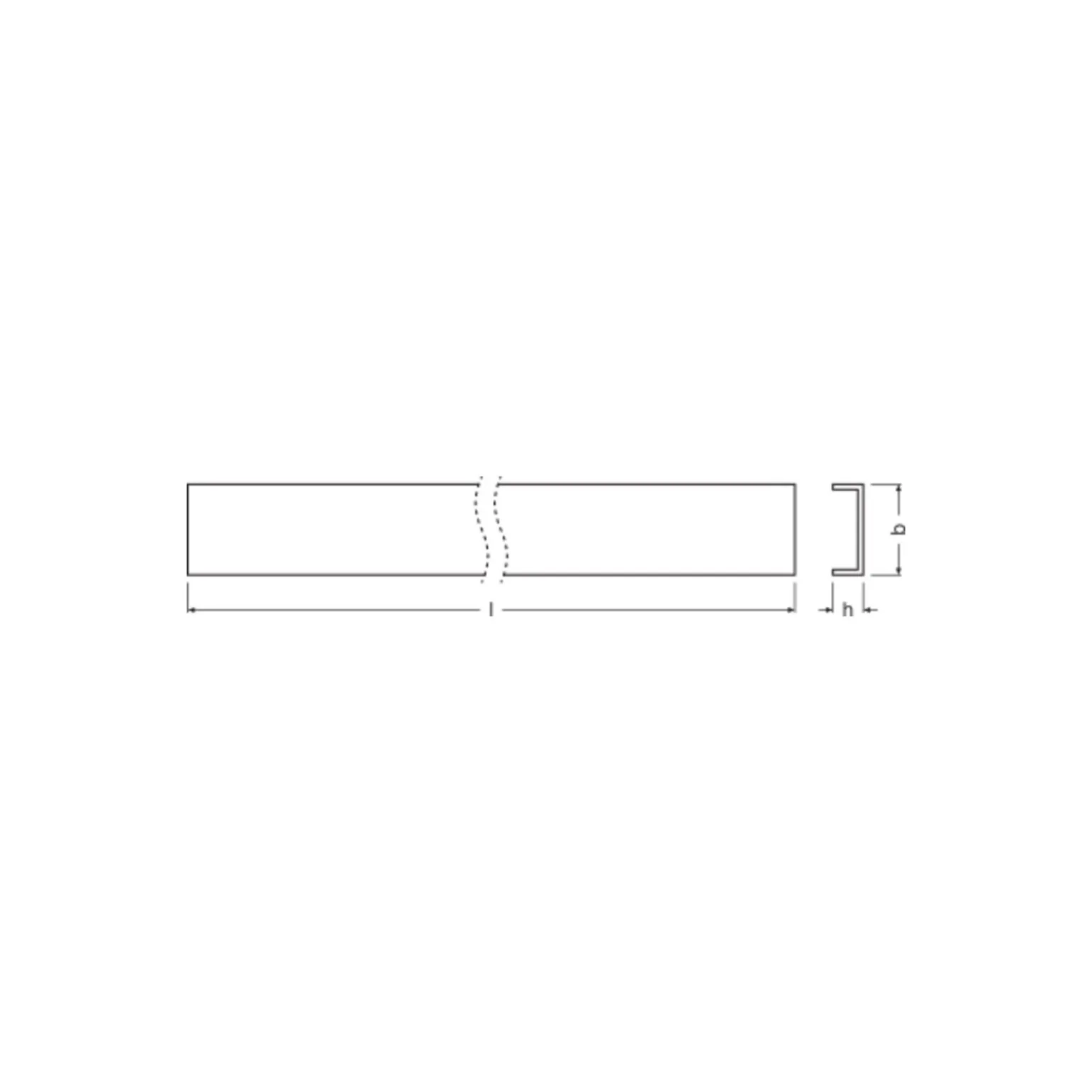 Ledvance LED-ljusslingor Profil Lock Edge Shape 200CM | Klar