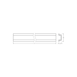 Ledvance LED-ljusslingor Profil Platt U-formad Wing 22x6mm 200CM