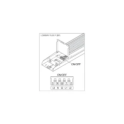 Ledvance LED Lowbay Flex Vit 73W 11315lm 40x90D - 840 Kallvit | IP66 - Dali Dimbar - Ersättare 250W
