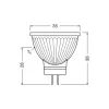 Ledvance LED MR11 Gu4 Reflektor 1.8W 184lm 36D - 840 Kallvit | Ersättare 20W