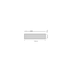 Ledvance LED Panel Biolux 40W 4100lm - 927-965 Justerbar Vit | 120x30cm - UGR <19 - Bästa Färgåtergivning - Dali Dimbar