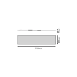 Ledvance LED Panel Comfort 1200 33W 4320lm - 840 Kallvit| 120x30cm - UGR <19 - Zigbee Dimbar