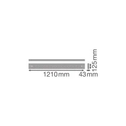 Ledvance LED Panel Linjär Indiviled Direct 1200 40W 4000lm - 940 Kallvit| 120x12cm - UGR <19