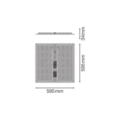 Ledvance LED Panel Protect 36W 5040lm - 840 Kallvit| 60x60cm - UGR <22 - Zigbee Dimbar