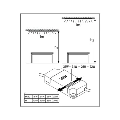 Ledvance LED Panel Protect 36W 3080lm - 830 Varm Vit | 62.5x62.5cm - UGR <22