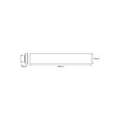 Ledvance LED Panel Smart+ Planon Trimlös 28W 1800lm - 827-865 Justerbar Vit | 60x10cm - UGR <25 - Wifi Dimbar
