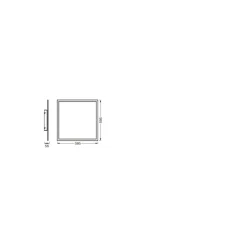Ledvance LED Panel Smart+ Planon Plus Backlight 39W 3000lm - 830-865 Justerbar Vit + RGB | 60x60cm - UGR <25 - Wifi Dimbar - Fjärrkontroll