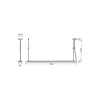 Ledvance LED Pendellampa Office Line Slab Vit 40W 4400lm - 840 Kallvit | Dimbar