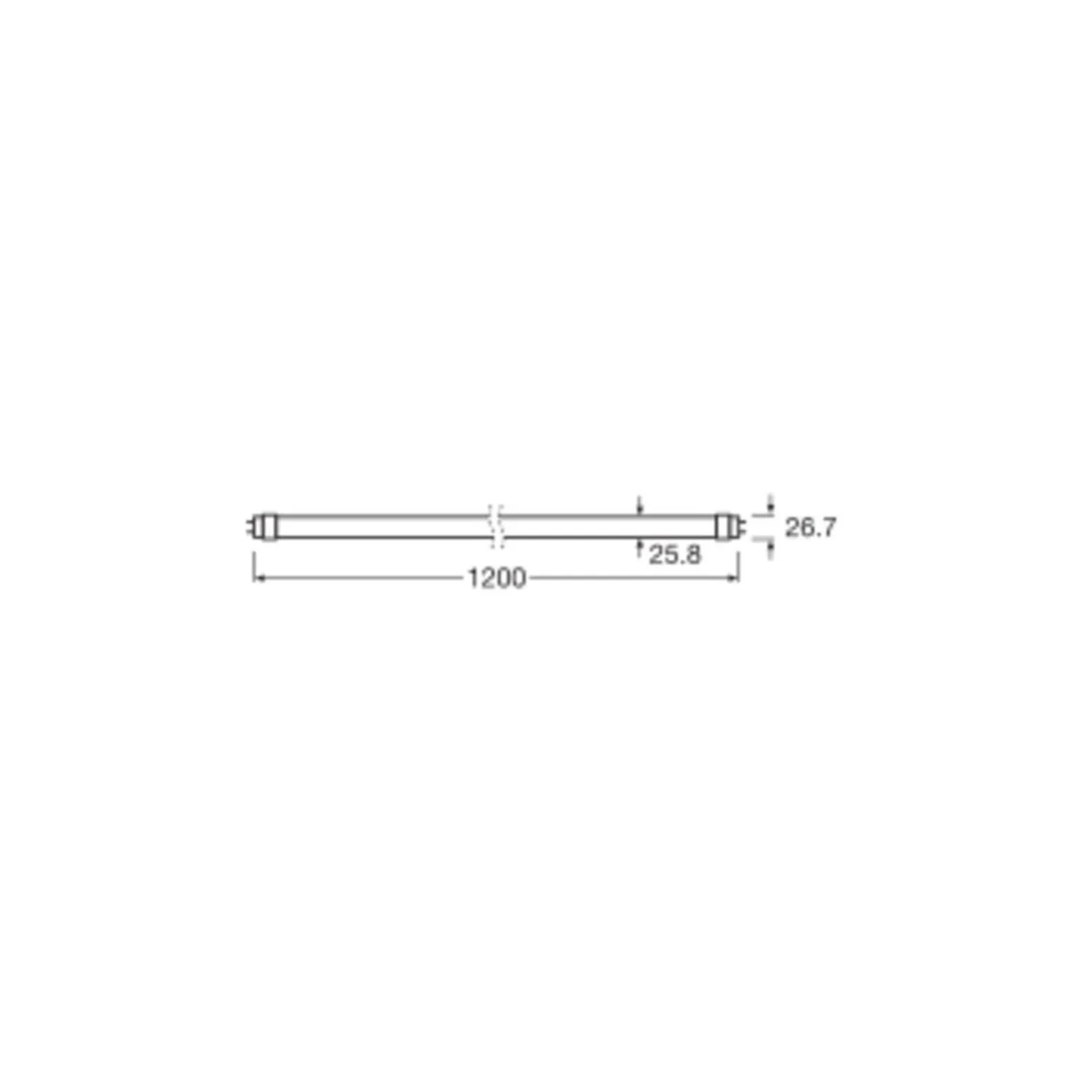Ledvance LED Rör T8 Connected (EM/Mains) Ultra Output 15W 2400lm - 865 Dagsljus | 120cm - Zigbee Dimbar - Ersättare 36W