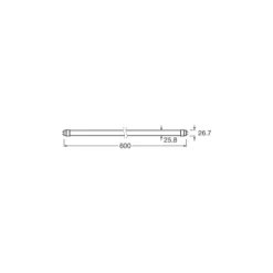Ledvance LED Rör T8 Connected (EM/Mains) Output 6.8W 1100lm - 865 Dagsljus | 60cm - Zigbee Dimbar - Ersättare 18W