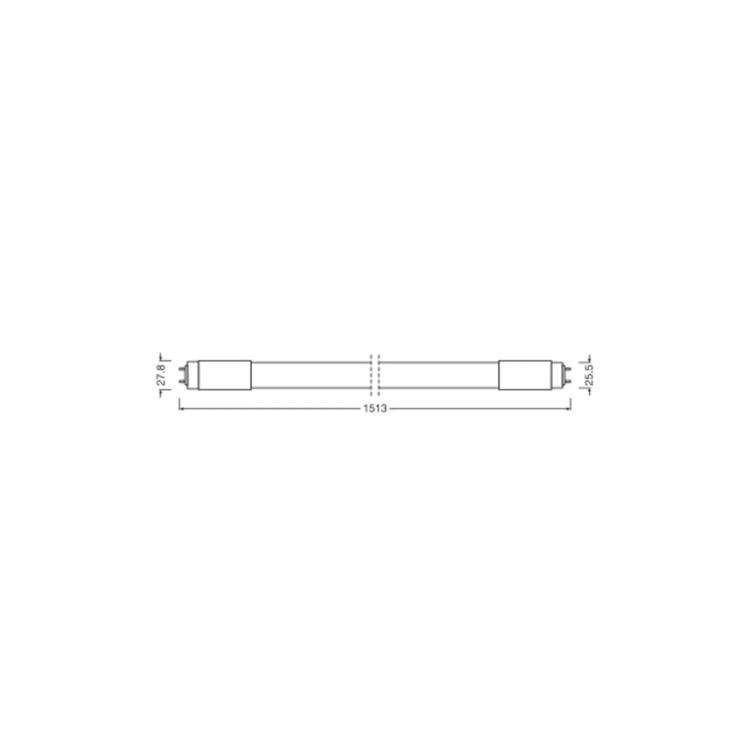 Ledvance LED Rör T8 Performance (UN) High Output 20W 3100lm - 840 Kallvit | 150cm - Ersättare 58W