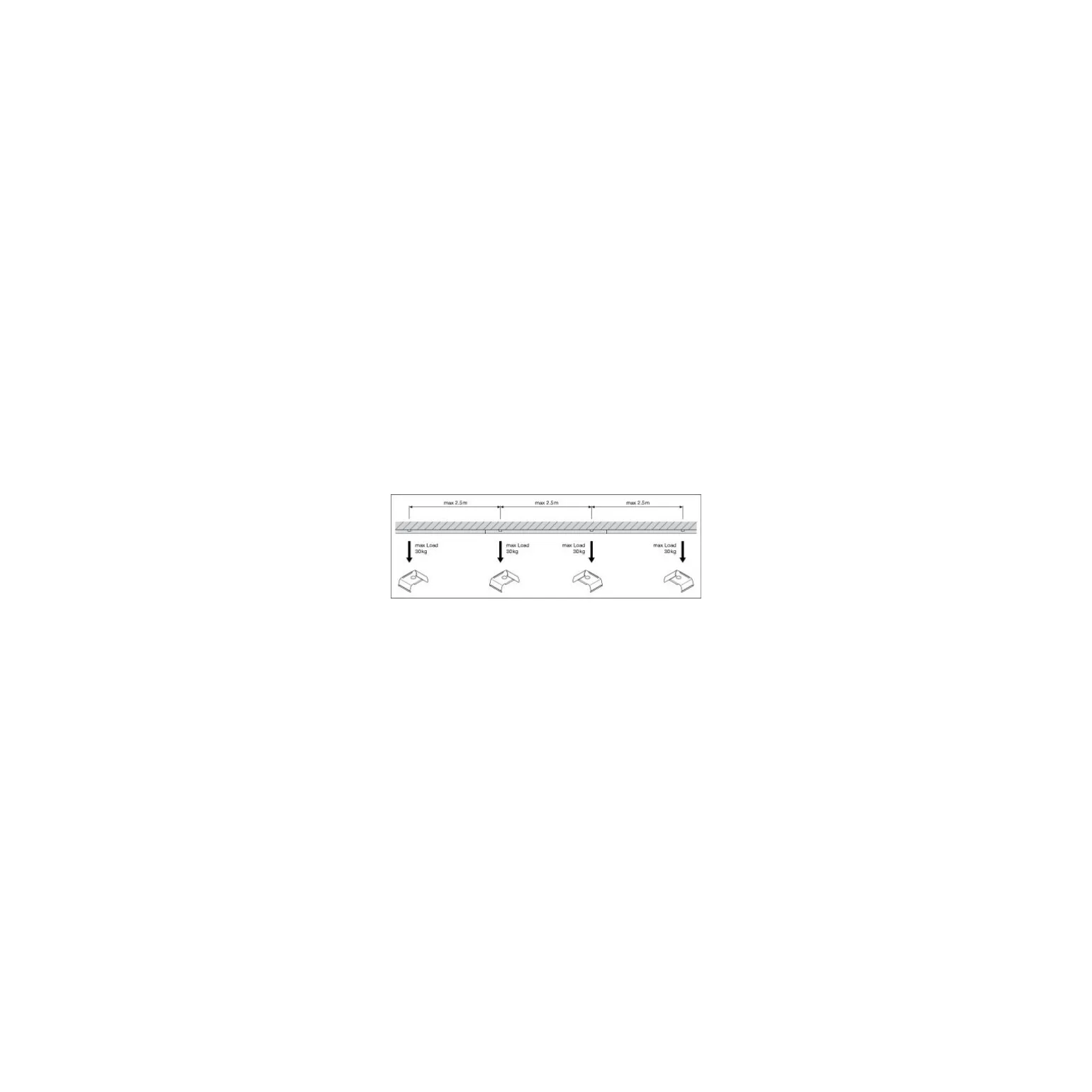 Ledvance LED Skensystem Trusys Flex Wallwasher Vit 35W 6000lm - 840 Kallvit | Ersättare 2x58W