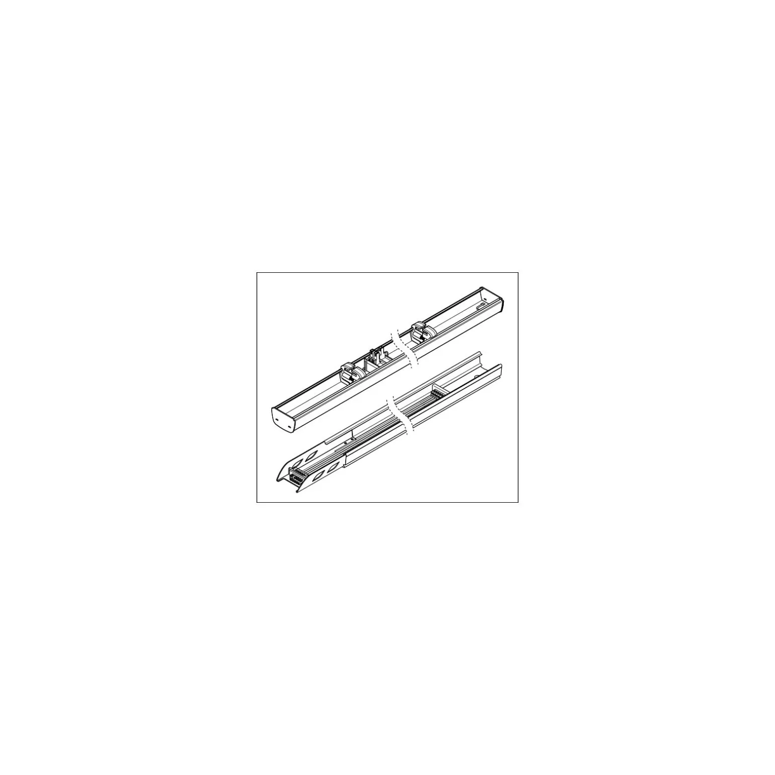 Ledvance LED Skensystem Trusys Flex Wallwasher Vit 35W 6000lm - 840 Kallvit | Ersättare 2x58W