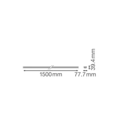 Ledvance LED Skensystem Trusys Flex Klar Stål Vit 50W 8600lm 2x30D - 840 Kallvit | Dali Dimbar